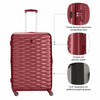 In-Flight Large Hardside Luggage ABS/PC, Red