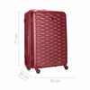 In-Flight Large Hardside Luggage ABS/PC, Red
