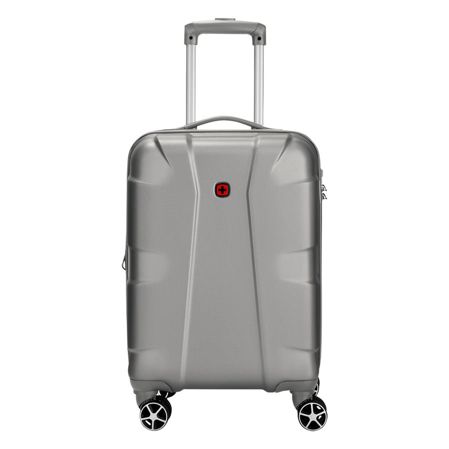 Cote D' Azure Carry-On Hardside Luggage ABS/ PC Silver