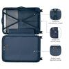 Cote D' Azure Carry-On Hardside Luggage ABS/ PC Blue