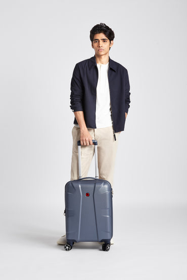 Cote D' Azure Carry-On Hardside Luggage ABS/ PC Blue