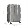 Cote D' Azure Medium Hardside Luggage ABS/ PC Silver