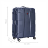 Cote D' Azure Large Hardside Luggage ABS/ PC Blue