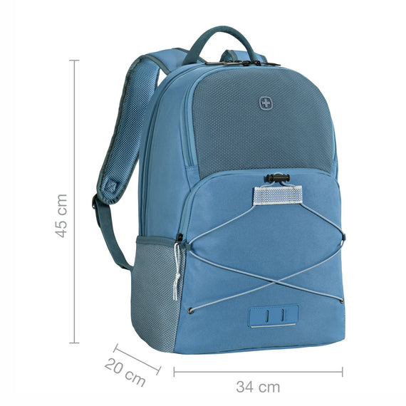 Next 24, Trayl, 15.6" Laptop Backpack with Tablet Pocket, Blue
