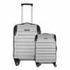 2 pc set Static Pro Cabin, Medium Hardside Luggage ABS Grey