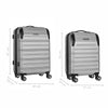 2 pc set Static Pro Cabin, Medium Hardside Luggage ABS Grey