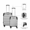 2 pc set Static Pro Cabin, Medium Hardside Luggage ABS Grey