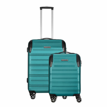 2 pc set Static Pro Cabin, Medium Hardside Luggage ABS Blue