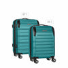 2 pc set Static Pro Cabin, Medium Hardside Luggage ABS Blue