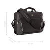 XE, XE Compact Brief 16 inch Laptop Briefcase, Black