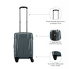 Ryon Carry-On Hardside Luggage Polycarbonate Shark