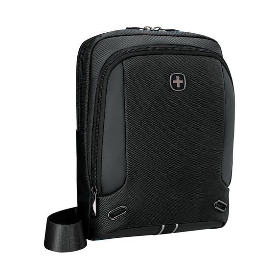 XE, Crossbody Bag with Tablet Pocket, Black