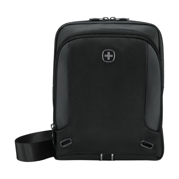 XE, Crossbody Bag with Tablet Pocket, Black