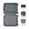 Amplar Plus Medium Hardside Luggage Polycarbonate Black