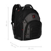 Icons Backpack, Synergy 16" Laptop Backpack, Grey / Black