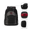 Icons Backpack, Synergy 16" Laptop Backpack, Grey / Black