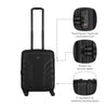 Motion Carry-On Hardside Luggage ABS Chic Black