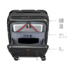 Amplix Carry-On Hardside Luggage Polycarbonate Black