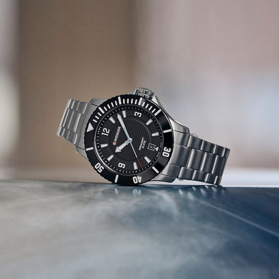 Seaforce Small 35 mm, Black Dial, SS Bracelet, Men's Watch