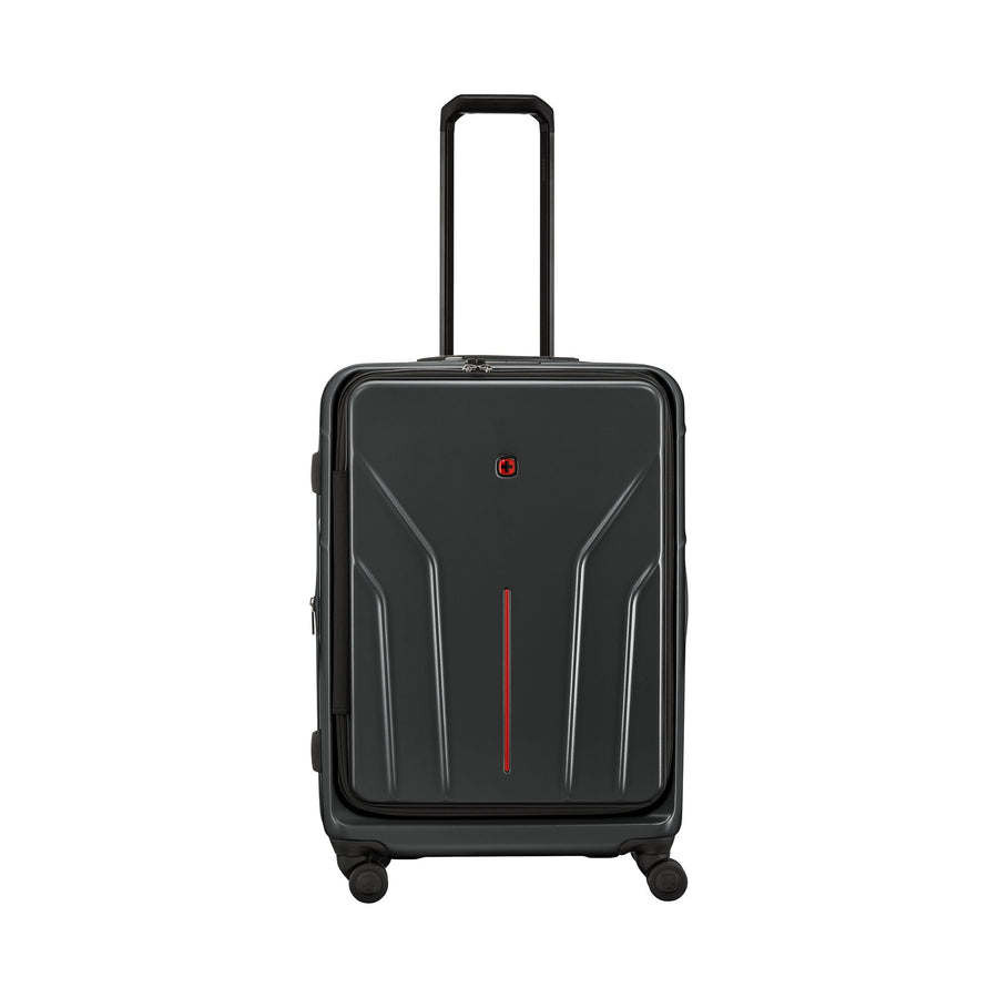 Amplix Medium Hardside Luggage Polycarbonate Black