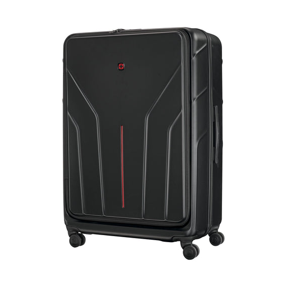 Amplix Large Hardside Luggage Polycarbonate Black