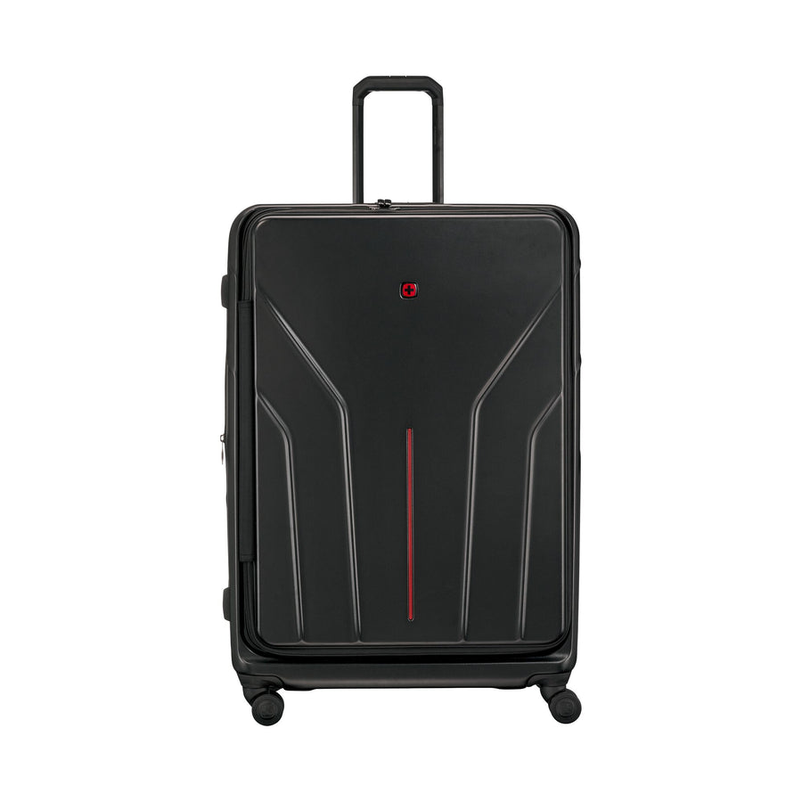 Amplix Large Hardside Luggage Polycarbonate Black