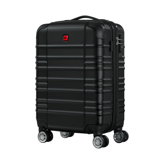 Amplar Plus Carry-On Hardside Luggage Polycarbonate Black