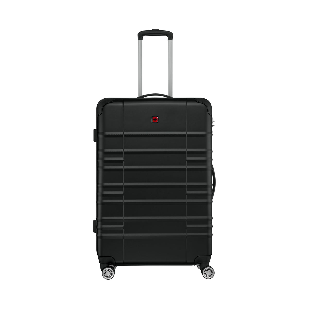 Amplar Plus, Large Hardside Suitcase, 94 Litres, Black, 653954, Swiss ...