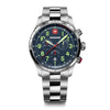 Terragraph Chrono 43 mm,  Blue Dial, SS Bracelet, Men's Watch