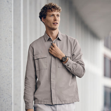 Terragraph Chrono 43 mm, Black Dial, Silicone Strap, Men's Watch