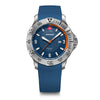 Seaforce  43 mm, Blue Dial, Blue Silicone Strap, Men's Watch