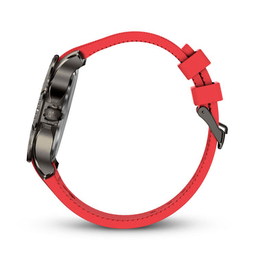 Seaforce  43 mm, Black Dial, Red Silicone Strap, Men's Watch