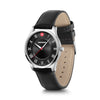 City Classic 34 mm, Black Dial, Leather Strap, Unisex Watch