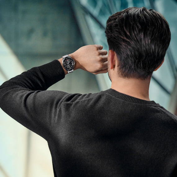 Executive 40 mm, Black Dial, SS Bracelet, Men's Watch