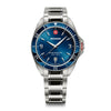 Executive 40 mm,  Blue Dial, SS Bracelet, Men's Watch