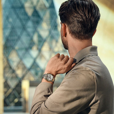 Executive 40 mm, Silver Dial, Silver/Gold SS Bracelet, Men's Watch