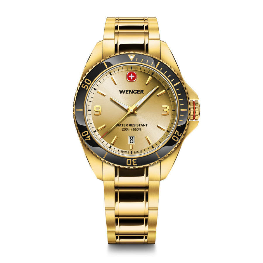 Executive 40 mm, Gold Dial, SS Bracelet, Men's Watch