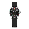 City Sport  34 mm, Black Dial, Silicone Strap, Women's Watch