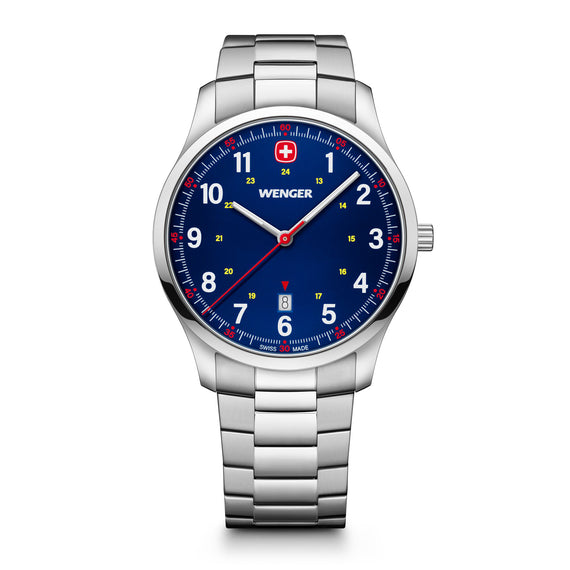 City Sport  42 mm, Blue Dial, SS Bracelet, Men's Watch