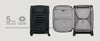 Checklite II, Medium Softside Case, BLACK 