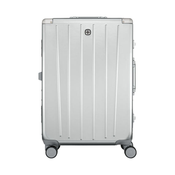 Loady, Hardside Medium with 8 Wheels/TSA Lock, Silver