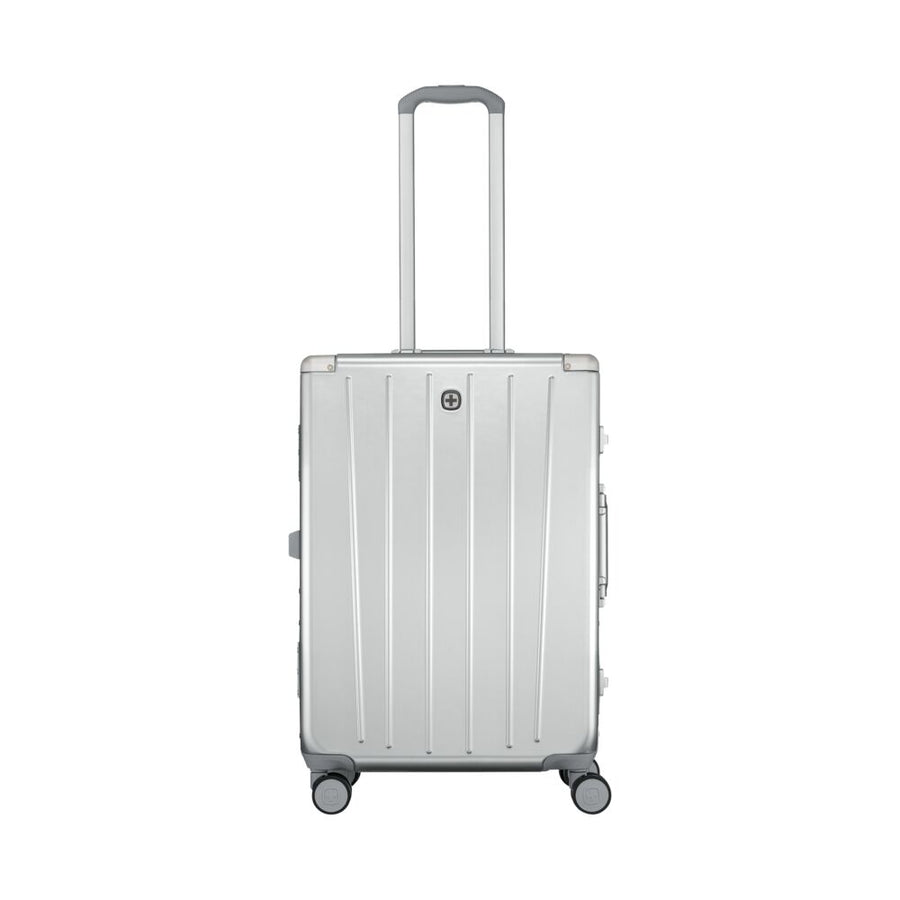 Loady, Hardside Medium with 8 Wheels/TSA Lock, Silver
