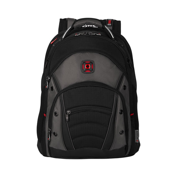 Icons Backpack, Synergy 16" Laptop Backpack, Grey / Black