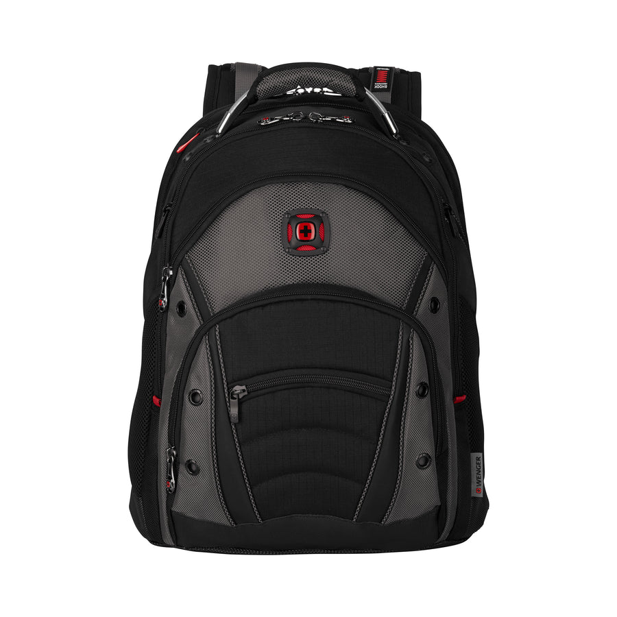 Icons Backpack, Synergy 16" Laptop Backpack, Grey / Black