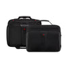 Icons Wheeled, PATRIOT 17 Inch 2-Piece Business Wheeled Laptop Briefcase, Black
