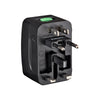 Travel Acc Refresh, Universal Travel Adapter (No UK), Black