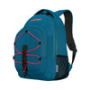 Mars 16" Laptop Backpack with Tablet Pocket, Teal / Red
