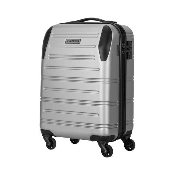 Static Carry-On Hardside Luggage ABS Silver