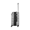 Static Medium Hardside Luggage ABS Silver