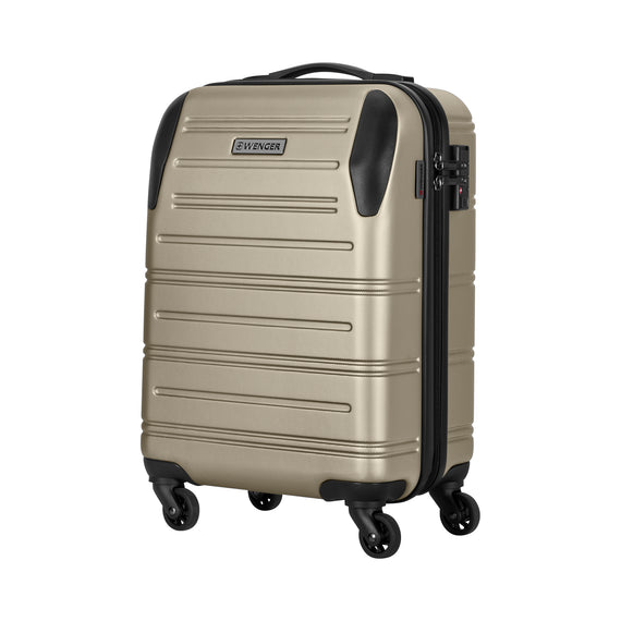 Static Carry-On Hardside Luggage ABS Gold